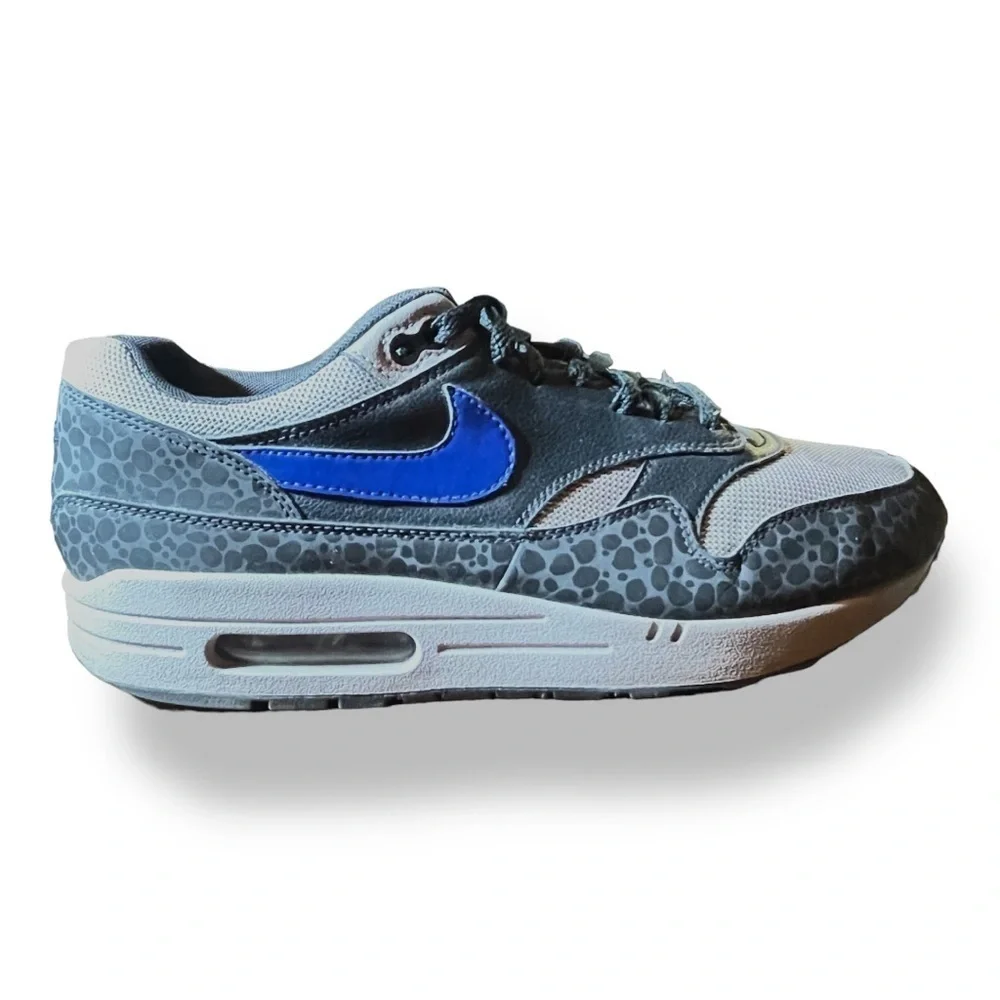 🦓 Nike Air Max 1 SE Reflective Safari | Off Noir Blue Grey | Size 10‎